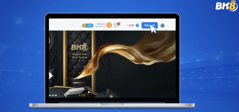 Hướng dẫn nạp tiền BK8 qua Bank Transfer trên PC